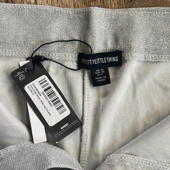 Glitter woven wide leg pants - Picture 6 of 7